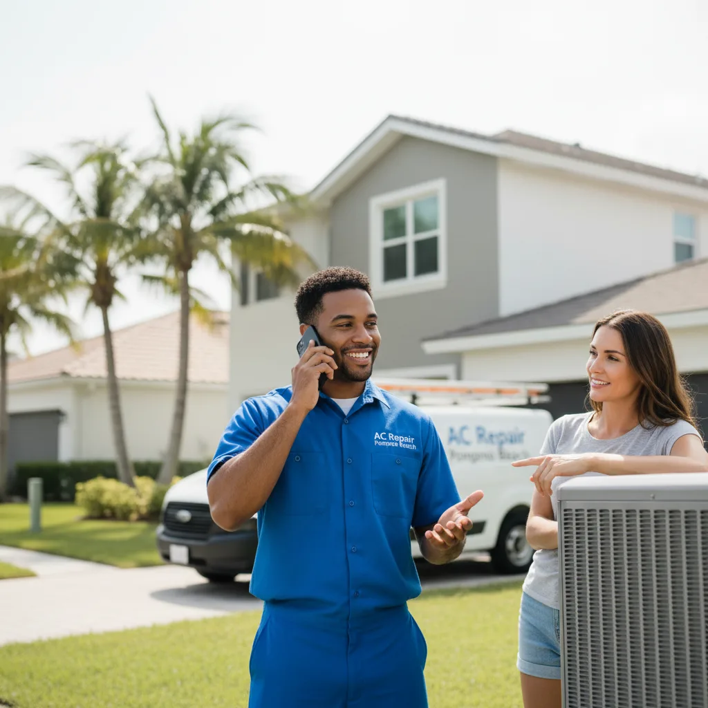 AC Repair Pompano Beach customer support in Brooks